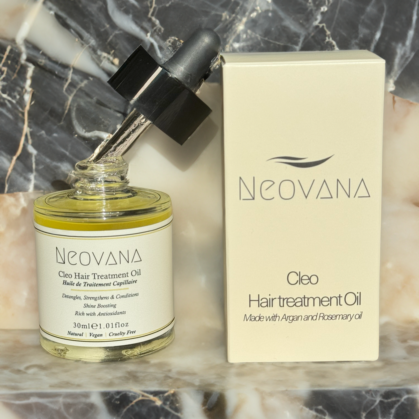 Neovana Hair Oil, Argan and Rosemary Oil